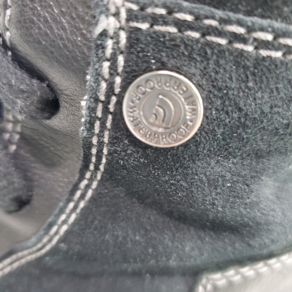 The North Face Primaloft Black Snow Boot Size 7 Waterproof Leather Suede Icepick - Picture 5 of 11